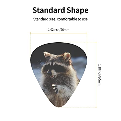 Médiators de guitare 12-Pack médiators mignons de raton laveur pour guitare électrique guitare acoustique diverses… - Les Beatles, Paul McCartney, John Lennon, RIngo Starr, George Harrison Médiators de guitare 12-Pack médiators mignons de raton laveur pour guitare électrique guitare acoustique diverses… – Image 4