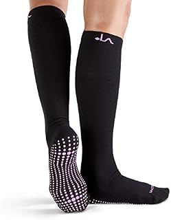 LA Active Non-Slip Compression Socks - 15-20mmHg - Knee-High Anti Skid Stockings
