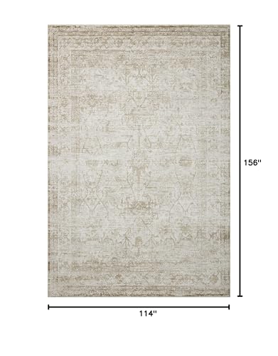 Tapete decorativo Loloi Amber Lewis 9'6" x 13' blanco natural miniatura 2