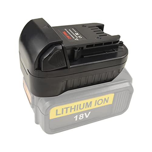 JANRI DL18ML DW18ML battery adapter for Milwaukee M18 18V Tool, adapter convert for 20V dewalt to Milwaukee M18 battery.