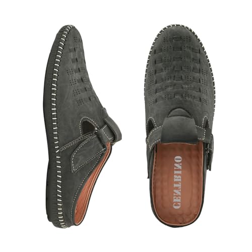 Image of Centrino Men's Fisherman Sandals | Sporty & Casual Summer Footwear | Adjustable Fit with soft cushion Padding | Closed-Toe Comfort & Durability (9285)
