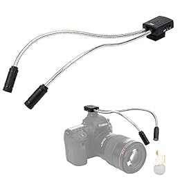 JJC 10" Long Portable Shoe-Mount LED Macro Arm Light
