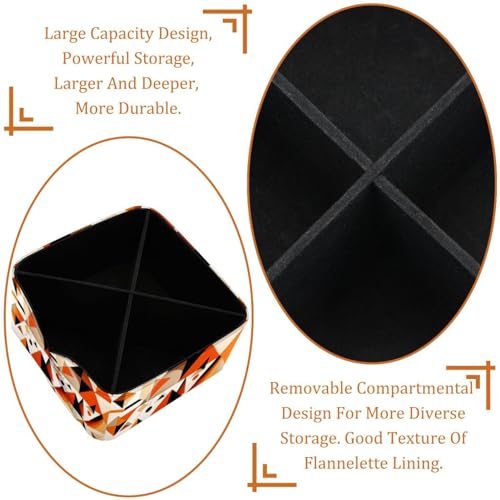 Porte-stylos rectangulaire et rangement maquillage géométrique - 5