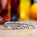 Chief Celebrations Waiters Corkscrew - Service Industry Standard Double Hinged Wine Key, Bottle Opener and Foil Cutter. Service Industry Standard Wine Key for Servers, Bartenders, and Sommeliers