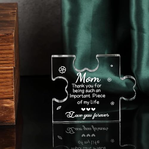 Image of Heart shaped plaque gift (Mom)