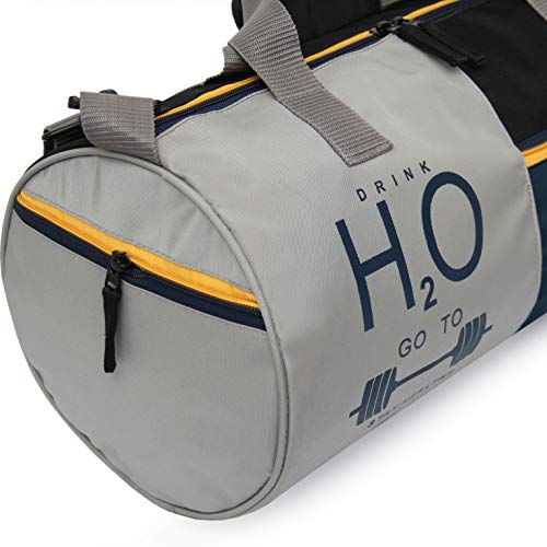 SFANE Polyester 23 cms Navy Blue Gym Bag, Shoulder Bag, Sports Bags for Men & Women with Separate Shoes Compartment (Blue) - Image 3