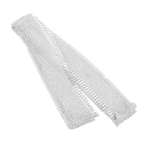 BESTYASH Metal Sequin Necklace for Women Disco Tie Sequin Evening Scarf Sparkle Party Tie Lightweight Scarf Necklace Chain