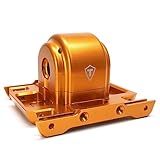 Treal Aluminum 7075 Gearbox Housing Set with Covers for LMT Monster (Orange)