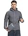 Pioneer Camp Herren Steppjacke Leichte Daunenjacken Winterjacke Übergangsjacke Outdoorjacke mit Kapuze und 6 Taschen Grau XL