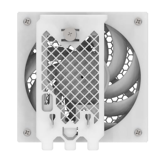Image of Silverstone Technology FDP02 White Colored External GPU Cooling Fan Adapter Bracket, SST-FDP02W