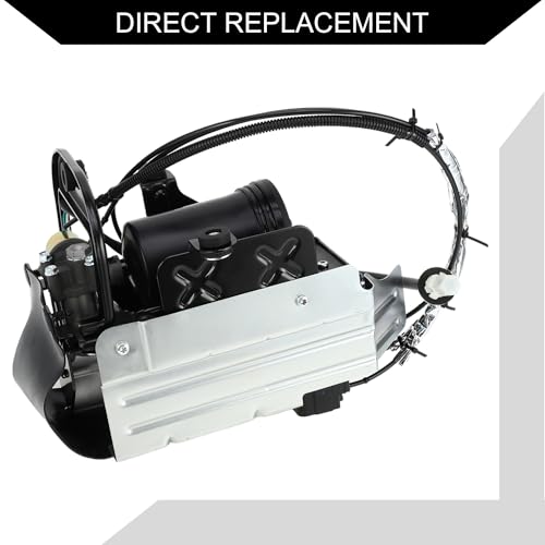 Hihaha Nr. 23446561 Luftfederkompressor mit Halterung und Ventil für Cadillac XTS Premium 3.6L 2013-2016 / Niedriger Luftfahrtpumpe/Stabil / 1 Stück