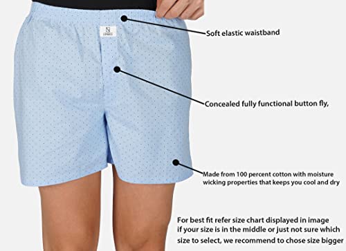 Image of Longies Men's Cotton Printed Regular Boxer Shorts