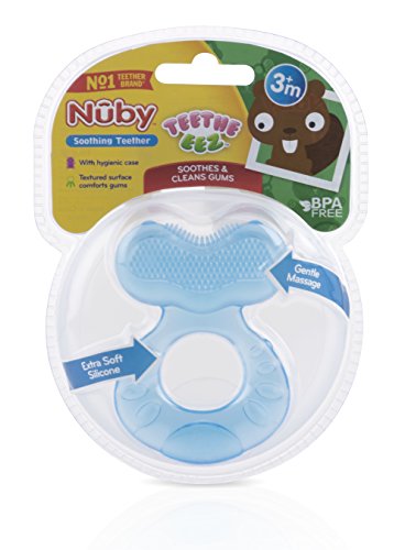 Nuby 92564 Silicone Teethe-Eez Teether thumb #2