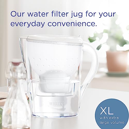 BRITA Marella XL Water Filter Jug White (3.5L) with 1x MAXTRA PRO Pure Performance Cartridge - High-Capacity Jug with Digital LTI and Flip-Lid in Eco-Friendly Smart Box - Image 2