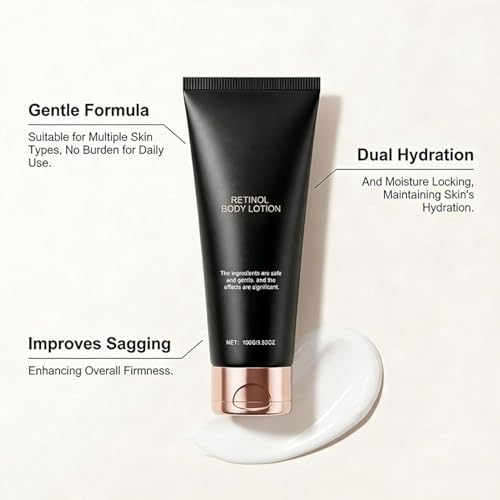 Lotion rétinol contre la peau relâchée et les vergetures du corps