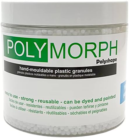 Polyshape Polymorph Hand moldable Plastic 16oz tub [plastimake, thermoplastic]