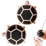 Removedora De Pelo para Mascotas - 2 Atrapapelusas De Tortuga | Colector De Pelo Reutilizable para Ropa, Herramienta De Cuidado De La