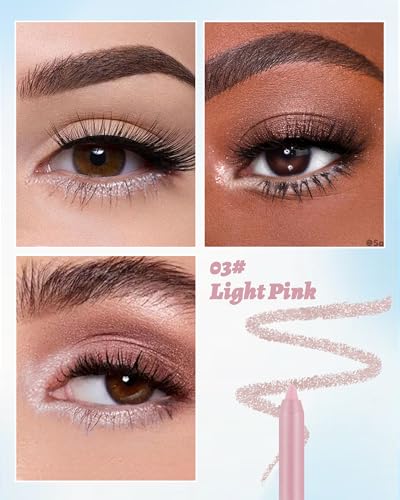 Delineador Lápiz Rosa Claro Waterproof de Lestpola miniatura 3