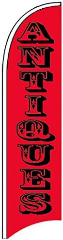 ANTIQUES Windless Swooper Flag Feather Banner Sign (Flag Only) rb