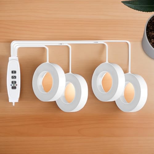 Lampe de croissance pour d'intérieur de serre et jardin à quatre têtes