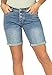 Produktbild Sublevel Damen Jeans Bermuda-Shorts mit Denim Aufschlag Dark-Blue L