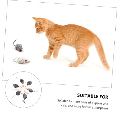 VANZACK 36 Peças rato brinquedo suprimentos para gatos brinquedo gato falso brinquedos brinquedo pel