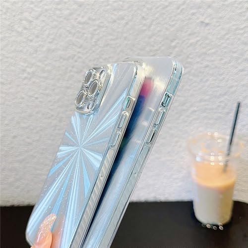 Coque iPhone 12Pro Max givrée glitter protection rigide aurora - 5