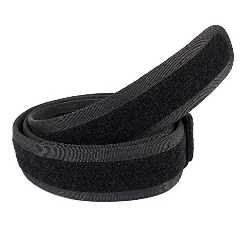 ROCOTACTICAL Inner Belt 1.5  Loop Liner Belt EDC Low Profile Belt Concealed Work Belt Base Under Belt, Nylon Web Ultra Inner Duty Belts for Duty Belt (Large(36”-40”))