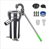 Material: Unsere Handpumpe besteht aus hochwertigem Edelstahl, der dauerhafter, rostiger Anti-Rost und Korrosionsschutz ist und lange Zeit verwendet werden kann, um Ihren Pumpanforderungen zu erfüllen.