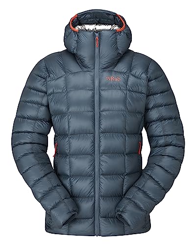 Rab Women’s Mythic G Down Jacket - Lightweight Insulated Coat for Hiking, Skiing, & Mountaineering - Orion Blue - Large