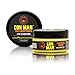 GIBS Grooming Con Man Hair & Beard Pudding -Styling Aid, Moisturizing Curl Definer, & Conditioner-with Cardamom, Petitgrain, Pepper & Oakmoss Scent, 7.5 Oz