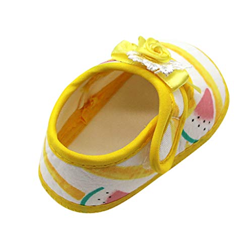 Toddler Boy Shoes Comfy Integrated Prewalker Watermelon Printing Soft Sole Sandals Casual Perform Baby Shoes