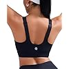 RUNNING GIRL Adjustable Straps High Impact Sports Bra for Women,High Support Workout Sports Bras with Sewn in Pads