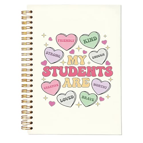 Journal pour femme enseignante : votre carnet de motivation floral 14 x 21 cm au quotidien