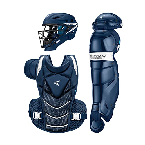 Easton | JEN SCHRO THE VERY BEST Fastpitch Softball Catcher's Set | Navy | Large