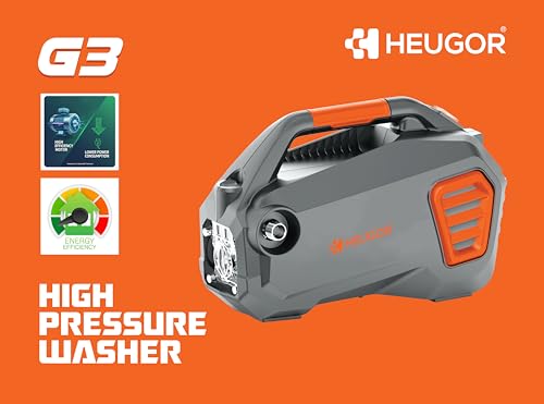 Image of G3 High Pressure Washer, 900W Induction Motor | 2030 PSI, 6.3 LPM Flow, Self Suction, Auto Stop, Compact Portable Design