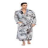 ❤ WEICH UND KOMFORTABEL: Mikrofaser-Flanell-Fleece-Frottee-Roben, weich, atmungsaktiv und sanft auf der Haut liegend, sodass Sie sich bequem kuscheln können.
