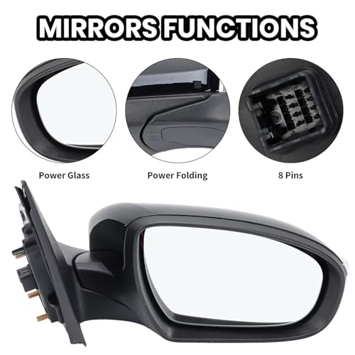 Rétroviseur extérieur Hyundai i20 MK2 miroir porte électrique 8 broches - 3