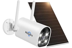 hiseeu 4MP Solar Battery Powered Security Camera