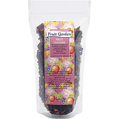 フルーツガーデン フルーツパラダイス 125g [ ドイツ産 ハーブティー ノンカフェイン ハイビスカス ローズヒップ 乾燥果実入り( アップル エルダーベリー 他)]のサムネイル