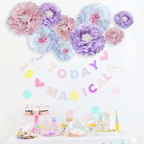 Dreamy Paper Flower Pom Poms Wall Decorations for Weddings, Birthdays, Bridal, Baby Showers, Outdoor Decor, Tea Parties, Engagement by BARTHEW - Image 6