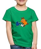 Die Maus und der kleine Elefant spielen zusammen Fußball und haben ganz viel Spaß. Ein offizielles 'Sendung mit der Maus' -Produkt von Spreadshirt.