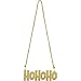 Gold Christmas Ho Ho Ho Necklace - 32