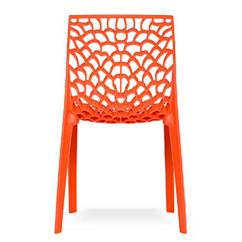 OAKNEST-Supreme-Web-Plastic-Chair-Armless-Chair-for-Dining-Room-Set-Cafe-and-Restaurents-Weight-Bearing-Upto-220kg-6-Months-Warranty-Color-Orange-Set-of-4-Piece