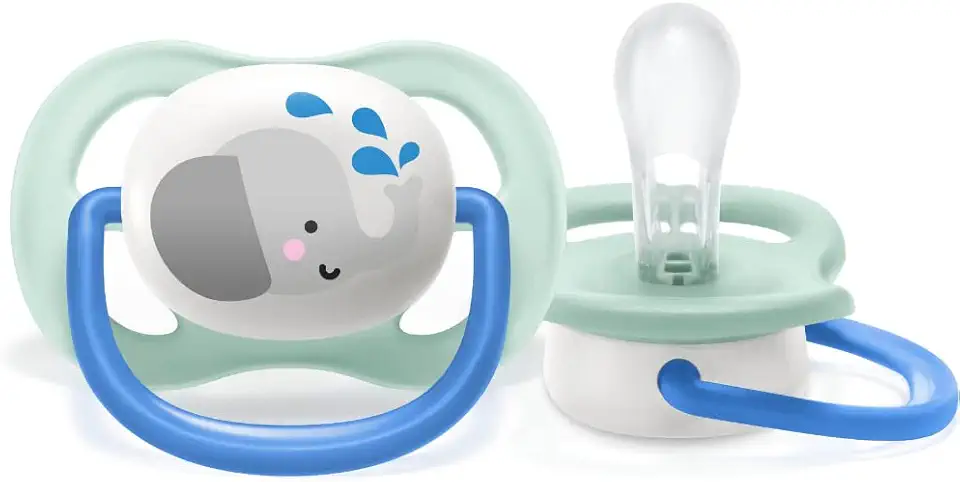 Chupeta Ultra Air 0-6 Meses Philips Avent Boy Unitária Elefante 081/06