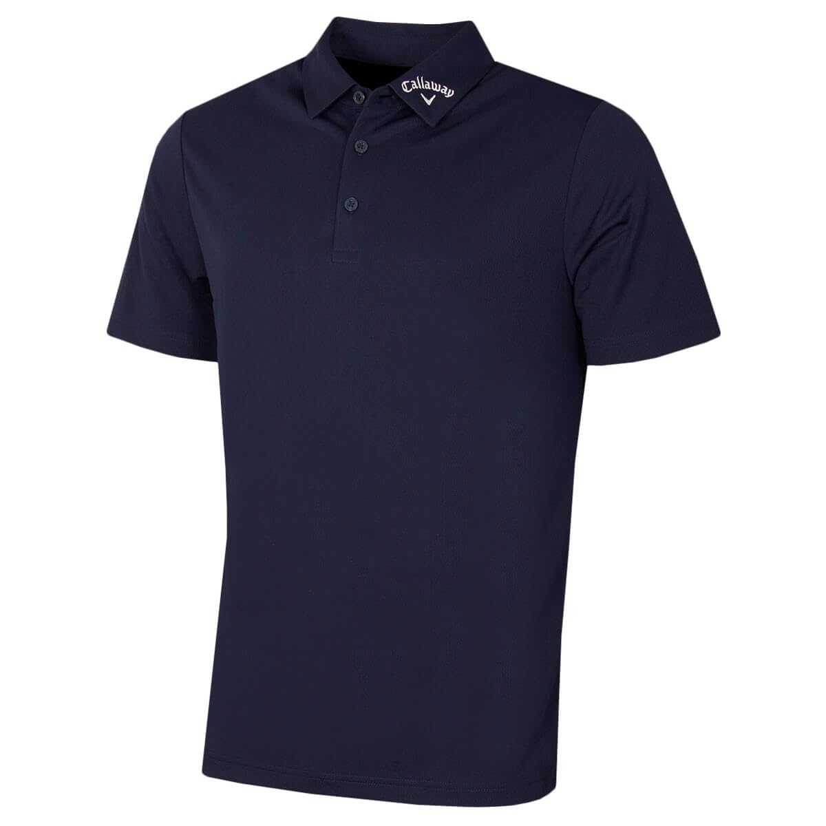 Callaway Golf Mens Ace Micro Texture Polo Shirt - Peacoat - XXL