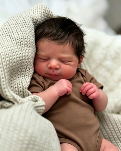 Muñeco Reborn Bebé Realista Niño 18 pulgadas miniatura 5