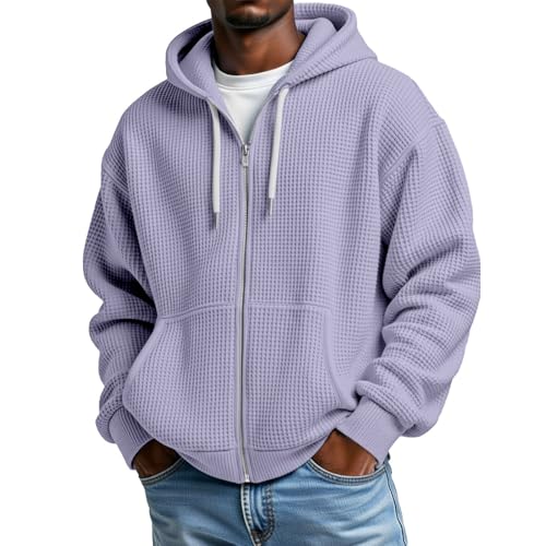 Sweat-shirt à capuche confortable contre le froid avec fermeture