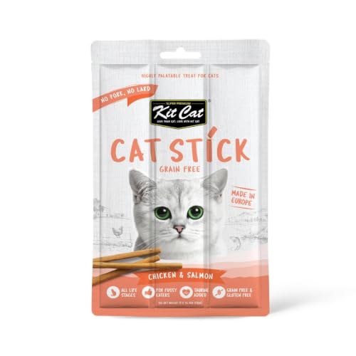 Kit Cat Cat Stick - Chicken & Salmon 15 g Snack semiumido per gatti