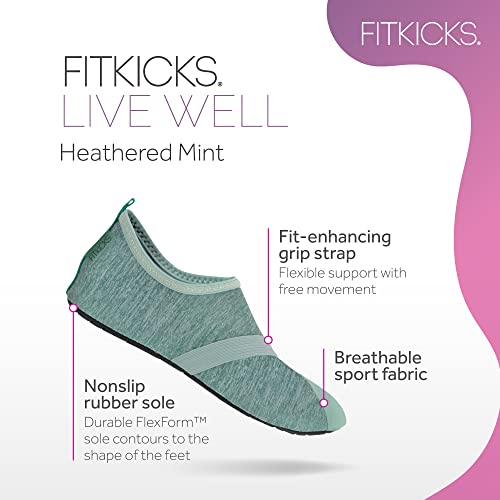 Image of FITKICKS Original Women's Foldable Active Lifestyle Minimalist Footwear Barefoot Yoga Sporty Water Shoes